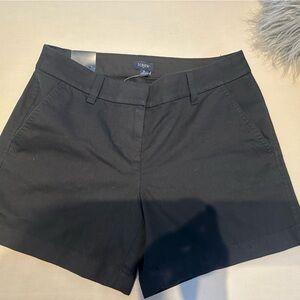 J Crew black shorts, brand new.